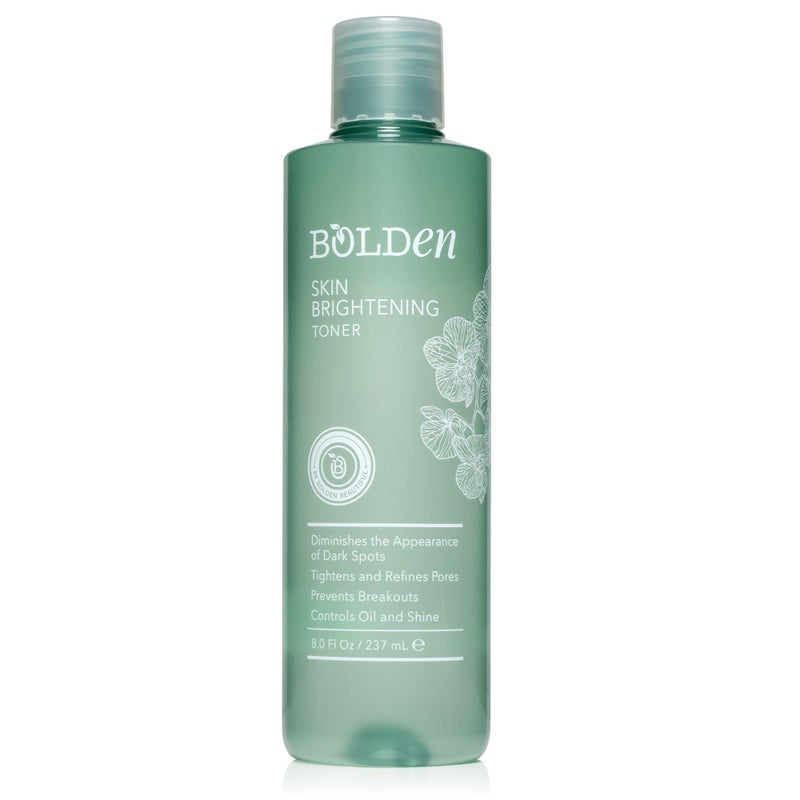 Bolden Skin Brightening Toner for Face - Exfoliating Toner for Oily Skin with AHA Glycolic Acid, Niacinamide & Hyaluronic Acid | Helps Reduce Breakouts, Fade Dark Spots & Refine Pores | 8.0 Fl Oz - Image 1